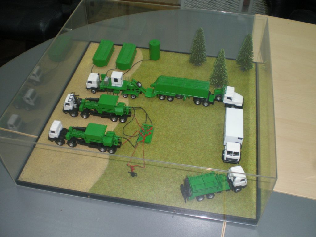 Repair of the Fidmash diorama-model